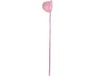 Gebro Visnet - bamboe hout - roze - 80 cm - schepnet