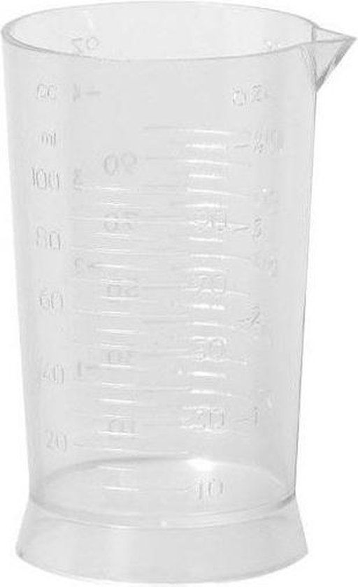 Efalock Sibel Hair Maatbeker Klein 100ml Transparant Plastic