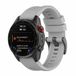 By Qubix - Geschikt voor Garmin bandje - 20mm Quickfit - Siliconen sportbandje - Grijs - Geschikt voor Garmin Instinct E - 40mm