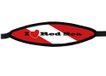 Best Divers IN/RDS-V masker, neopreenband, klittenbandsluiting, rood