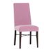 Eysa Set van 2 bi-elastische stoelhoezen met rugleuning, roze, design Harlem