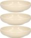 Plasticforte Kommetje/schaaltje - 6x - beige - D16 x 4 cm - 520 ml - kunststof