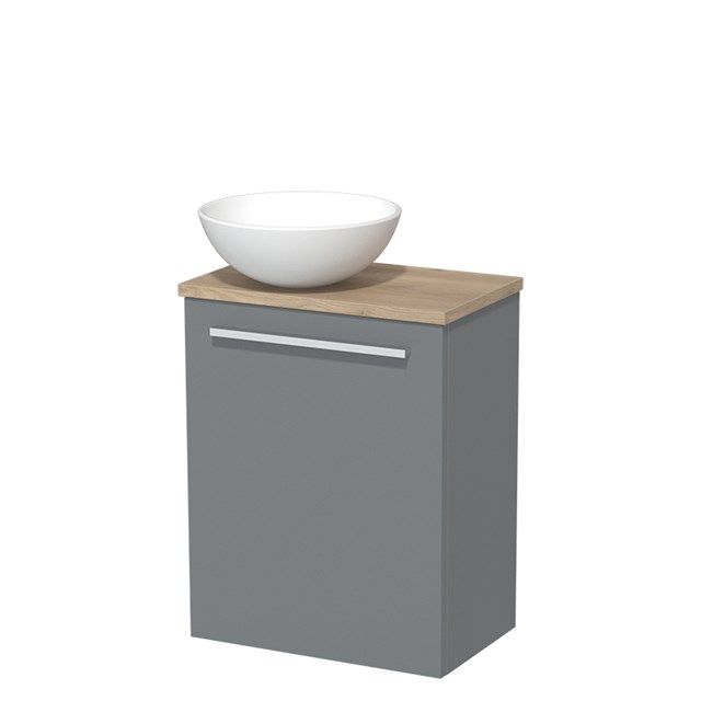 Maxaro Modulo Toiletmeubel 41 cm - Lichtbruin Eiken