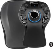 3Dconnexion SpaceMouse Pro Wireless - Bluetooth Edition - 3D-muis - ergonomisch - 15 knoppen - draadloos - Bluetooth, 2.4 GHz, USB-C - USB draadloze ontvanger