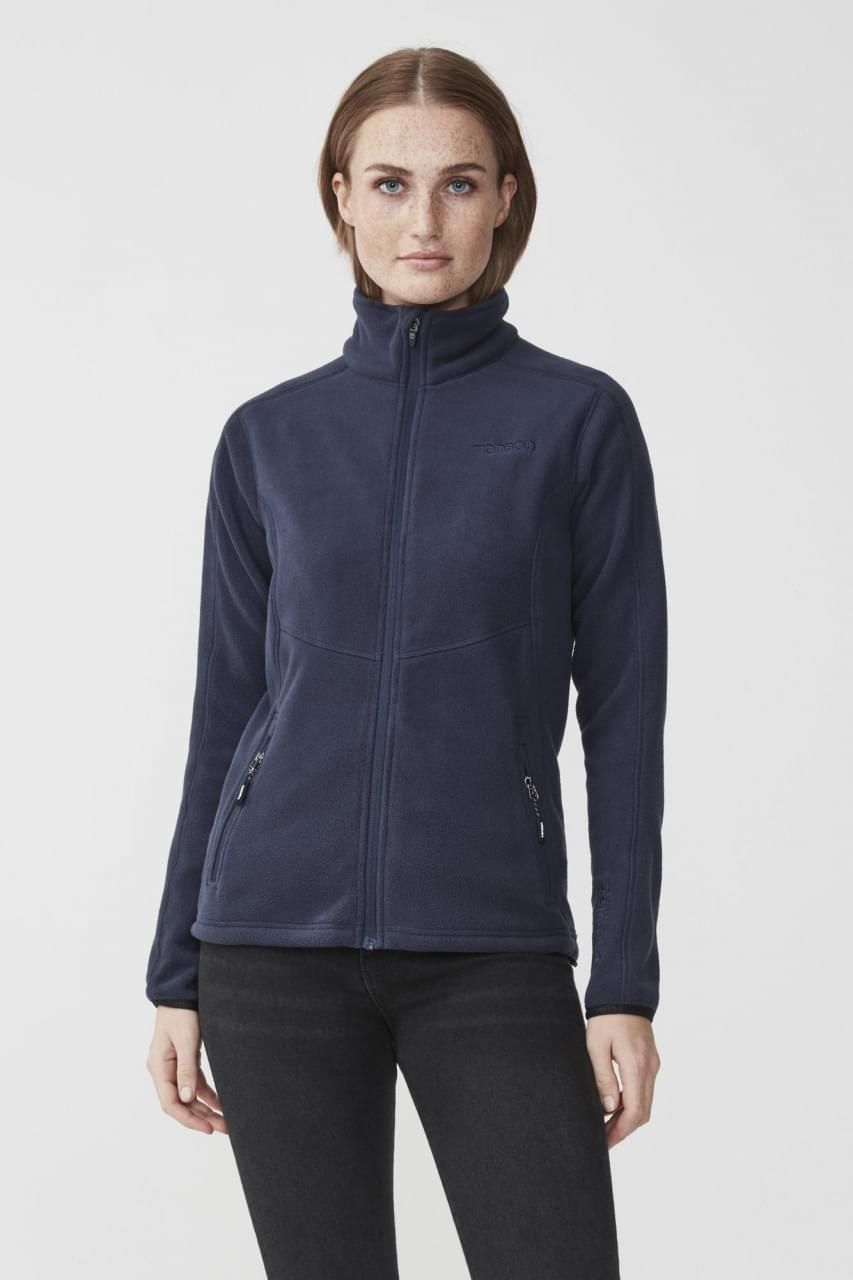 Tenson Miracle W Ns Fleece Vest Dames Marine Blauw Maat S