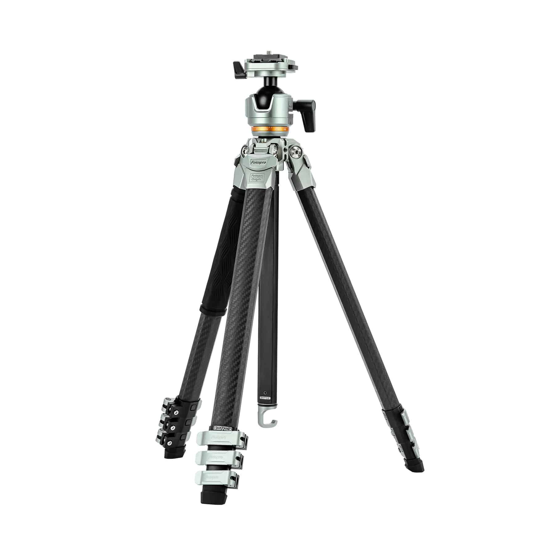 Fotopro Origin + O-7H Carbon Tripod Grijs
