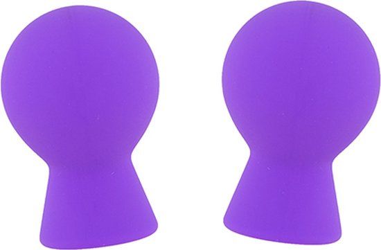 PLEASURE PUMPS NIPPLE SUCKERS PURPLE