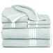Lavish Home Rio 8-delige 100% katoenen handdoekenset - Seafoam