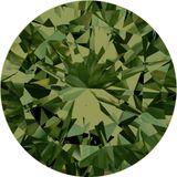 Quiges Verwisselbare Mini Munt Zirkonia Steen Olijfgroen - SLSRC054