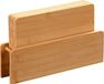 Kesper Broodplankjes met houder - 5x stuks - bamboe hout - 24 x 15 cm