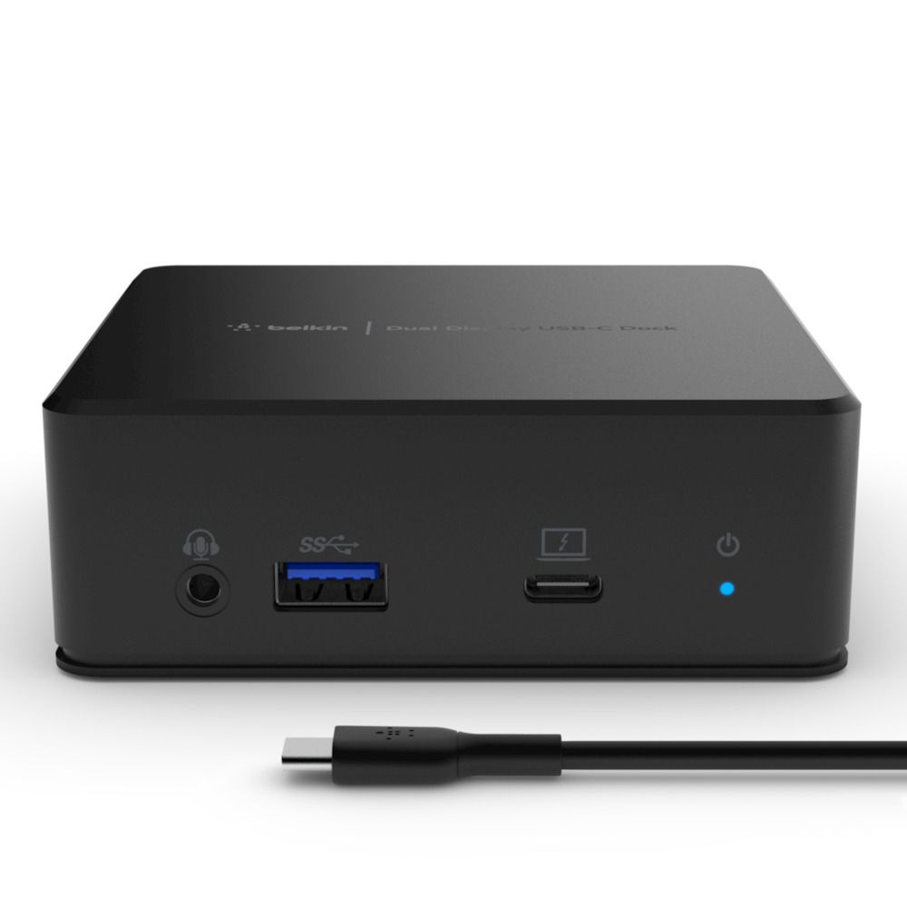 Belkin USB-C Dual Display Docking Station - HDMI, USB-A, USB-C, Ethernet, 85W Power Delivery