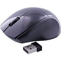 T'nB Miny MM240 - Muis - ergonomisch - optisch - 3 knoppen - draadloos - 2.4 GHz - USB draadloze ontvanger - zwart