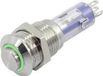 TRU COMPONENTS TC-6647556 LAS4GQH-11ZE/G/12V/S Drukschakelaar 48 V 2 A 1x aan/uit Continu Groen 1 stuk(s)