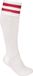 PROACT® Sportsokken Met Contraststrepen PA015 - White / Sporty Red - 31/34 EU