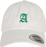 Mister Tee Letter White Low Profile Cap A Verstelbare pet - Zwart