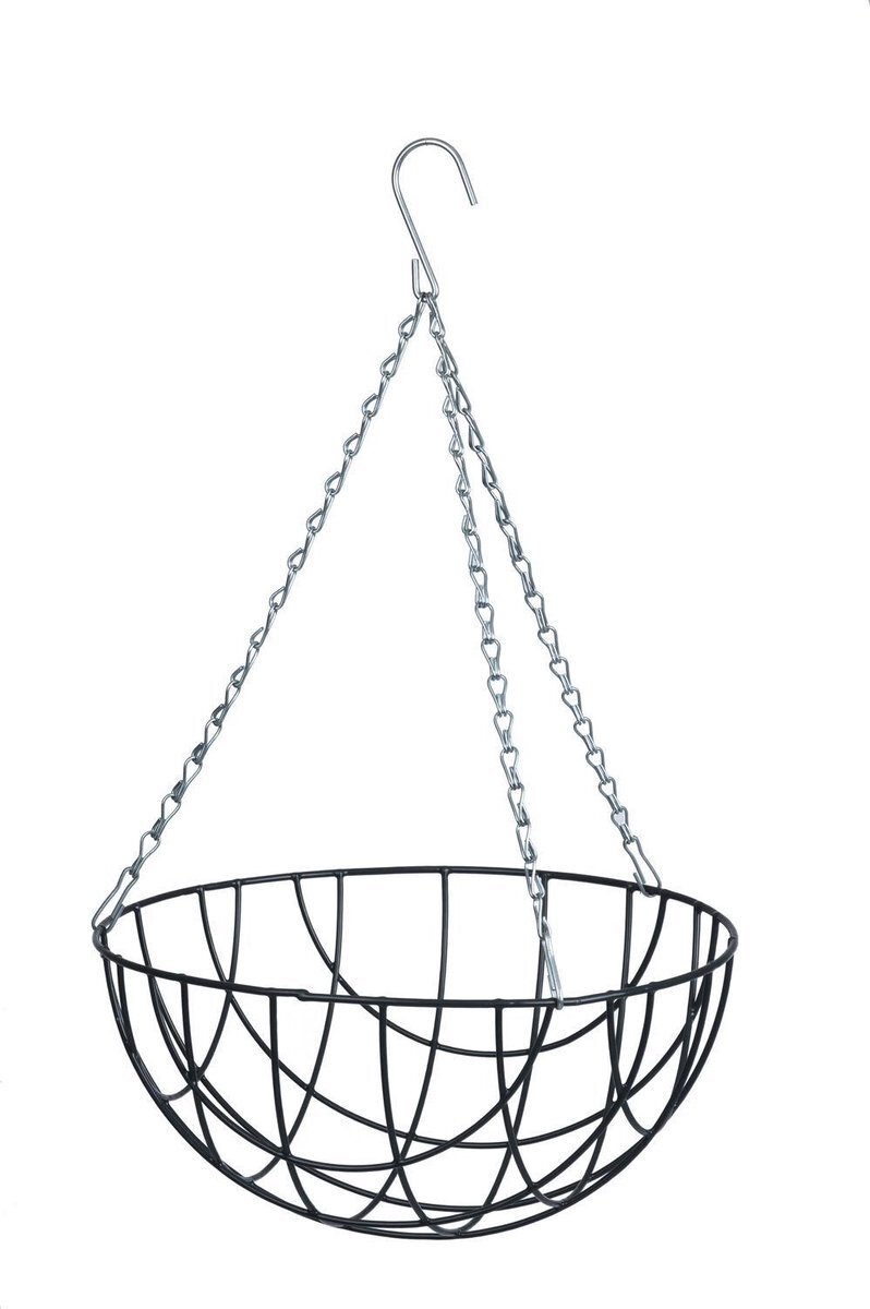 Nature Hanging Basket - Ophangen En Haken - 30x30x15.4 cm Grijs