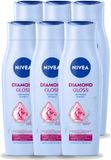Nivea Shampoo Diamond Gloss - 250 ml - Lot économique - 6 pièces