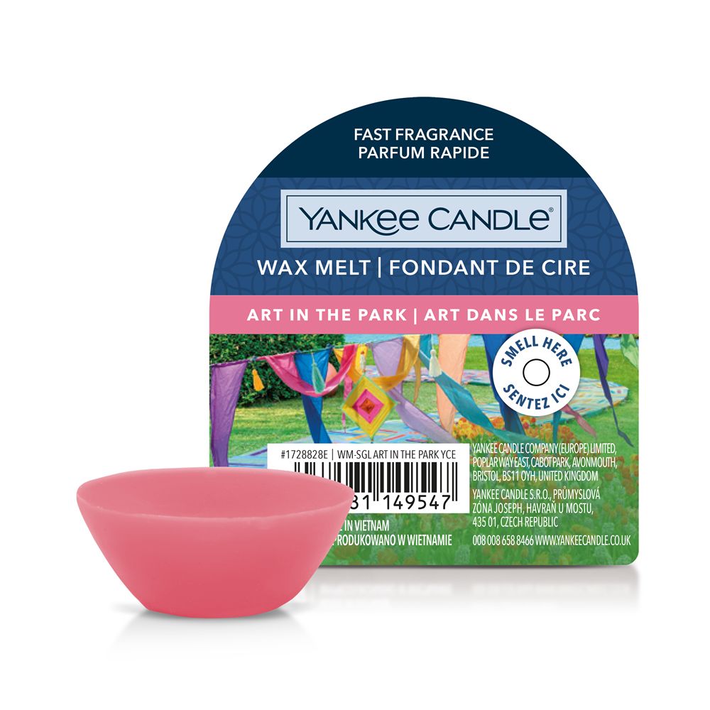 Yankee Candle Art in the Park Wax Melt - Round - Pink