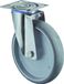 BS Roulement Roue pivotante, roue, Ø 200 mm, capacité de charge 200 kg, roue en caoutchouc, plaque, palier lisse