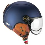 CGM Ebi Skihelm voor volwassenen, uniseks, satijn blauw, XL (60 cm)