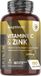 WeightWorld Vitamine C tabletten - 1000 mg Vitamine C per tablet - Verrijkt met Zink (als zink bisglycinaat) - 180 vegan tabletten voor 6 maanden