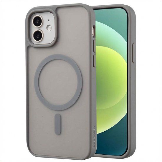 imoshion Color Guard Backcover met MagSafe voor de Apple iPhone 12 (Pro) - Grijs