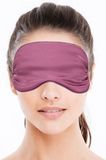 Merkloos / Sans marque Bellatio Luxe slaapmasker - Paars