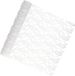 Givi Italia Tafelloper op rol - 2x - gesponnen kant - wit - 30cm x 3m - stof
