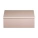 Mojoo Boîte de rangement laquée Lux 19x19x7 cm Rose poudré