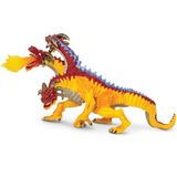 Safari Speelfiguur Vuurdraak Junior 13 X 12 Cm Geel/rood