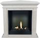 Xaralyn Bio-ethanol haard - Cadiz-Corner BCL - wit natuursteen - 3 KW verwarming