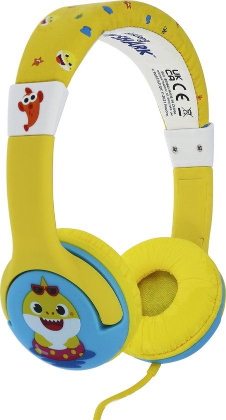 OTL Technologies Baby Shark Kinder Koptelefoon - Geel