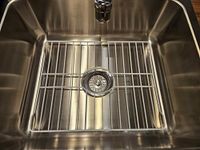 SOFINNI Aanrecht Protector Witte Gootsteen Rooster Insert Grid Sink Bowl Rack Roest Voorkom (10.5" x 12.5")