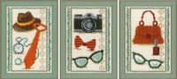 Vervaco Miniatuur telpakket kit - Vintage accessoires set van 3 - PN-0150399