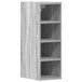 vidaXL Bovenkast Riga Grijs Sonoma Eiken 20x29,5x60 cm