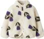 Name it Vest Teddy Dierenprint Antiek Wit 122/128