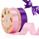 VynyQoo 2 Rollen 20mm Breed Satijnen Lint, Roze en Paars Satijnen Linten, 22M Éénzijdig Decoratie Linten, voor maken van Haarstrikken, Bruiloftsfeest, Verjaardag