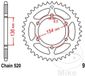 JT-prockets JTR9-47 kettingwiel