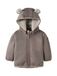 Name It Softshelljacke mit Fleece - NbnMada08 - Silberner Nerz m. - 68 - Softshell