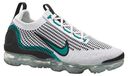 Nike Air VaporMax 2021 Flyknit White Bright Spruce, sneakers voor heren, EU 42