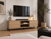 AMBER Meuble TV et Hi-Fi Chêne Urbain 175 cm