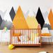 Ambiance Sticker Kinderstickers van Scandinavische bergen, 120 x 180 cm