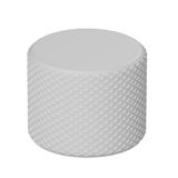 GLORIOUS Draaiknop Matte White Voor GMMK Pro Formaat | Premium Aluminium Volumeknop Ontwerp, Eenvoudige Installatie Zonder Gereedschap, Compatibel Met Numpad Borden, Getextureerd