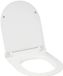 5Five Abattant de WC Brilliant - blanc - plastique - modèle universel - système soft close