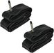 Benson Chambre à air Vélo - 2x - Noir - Caoutchouc butyle - 28 Pouces - 51-622 - Valve Dunlop