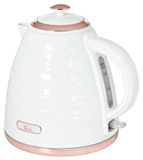 HOMCOM Bouilloire, 1,7 litre, 2200W, sans fil, Sans BPA avec filtre à calcaire