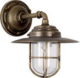 KS Verlichting Tours Wandlamp E27 IP44 Brons Koper