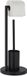 Merkloos Relaxdays Toilet Accessoires Set - RVS - Staand - WC-Rolhouder - WC-Borstel met Houder