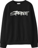 NAME IT Jongens Sweater NKMTERO LS NREG SWEAT BRU - Zwart - Maat 134/140