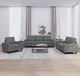 Maison Exclusive - Ensemble de canapés 3 pièces, tissu gris foncé